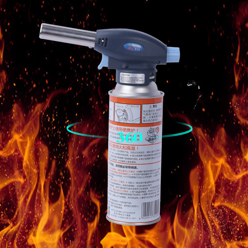 음식물 가열을 위한 검은 플라스틱 17 센티미터 주방 가스 토치